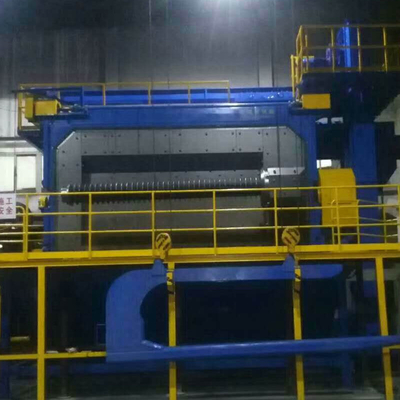 Máquina de soplado de doble posición de rotación de la puerta de alambre de barra de tiro con sujetadores 9.5 * 6.1 * 6.9m
