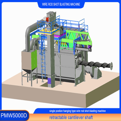Máquina de reventado de barras de alambre simple con baja pérdida de alambre con potencia de cabeza de impulsor de 30 kW/conjunto