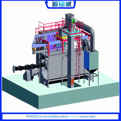 Máquina de reventado de barras de alambre simple con baja pérdida de alambre con potencia de cabeza de impulsor de 30 kW/conjunto