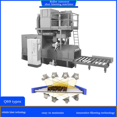 Máquina de limpieza de rodillos eléctricos para limpiar las superficies de la pieza de trabajo