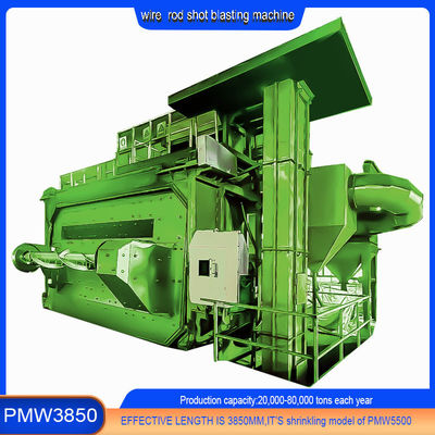 Máquina de reventado de alambre con tipo de puerta de rotación y coste de derusting de 20-40RMB/T