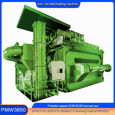 Máquina de reventado de alambre con tipo de puerta de rotación y coste de derusting de 20-40RMB/T