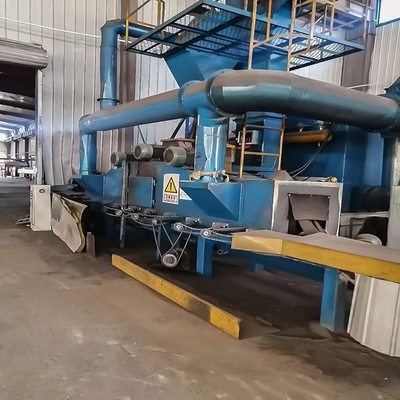 Conveyor de rodillos abrator por catenaria para la máquina de reventado de h-beam