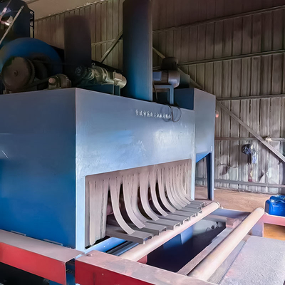 Conveyor de rodillos abrator por catenaria para la máquina de reventado de h-beam