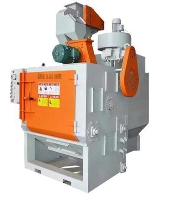Alta limpieza limpieza automática de óxido de rastreador tirador cinturón de escombros tirado máquina de explosión uno