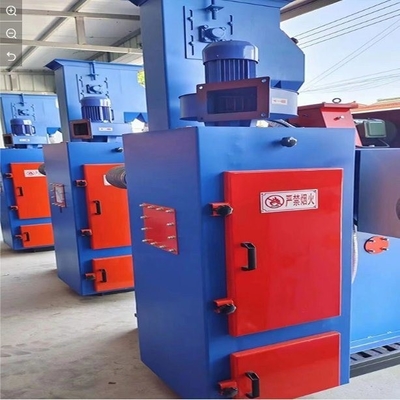 Alta limpieza limpieza automática de óxido de rastreador tirador cinturón de escombros tirado máquina de explosión uno