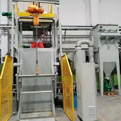 1 tonelada de capacidad de carga máquina de soplado de arena para la industria de muelles