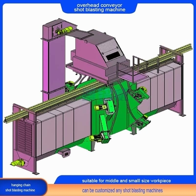 Máquina de recolección de residuos de la cámara superior del tren recto de transporte continuo