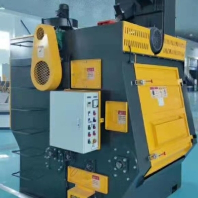 Máquina para limpiar arena y eliminar óxido con velocidad de rotación de 1 tonelada