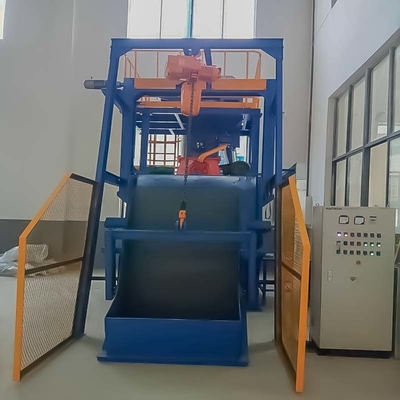 Máquina de explosión de tiros de cinturón de caucho vertical de la serie Q32 personalizada para gran capacidad