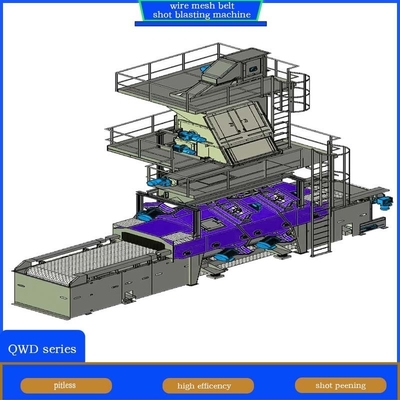Máquina automática de transmisión de bandas de transmisión de malla de alambre para componentes de automóviles