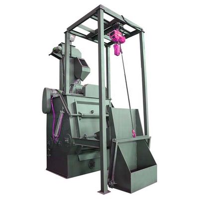 Máquina de explosión de tiros de cinturón de caucho de alta limpieza con limpieza de tuercas y pernos