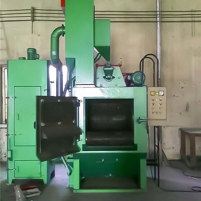 Máquina de explosión de tiros de cinturón de caucho de alta limpieza con limpieza de tuercas y pernos