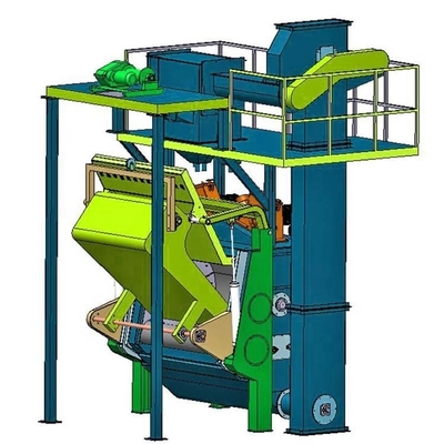 La Máquina de soplado de proyección de diseño robusto de peso único máximo de 25 kg para desborrar aluminio
