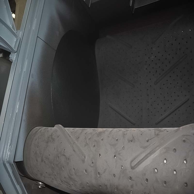 2.0-2.8 t/h Producción rápida Servicio postventa Máquina de explosión por disparo de caucho