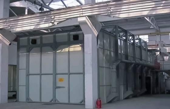 Arenas eléctricas de combustible en una cabina especial con una alternativa de extracción no química