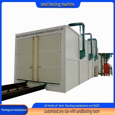Sandblaster seco para productos grandes Diferentes colores Materiales diferentes Caseta de chorro de arena