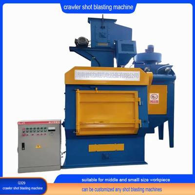 Máquina de laminación de caucho de rastreo utilizada en la limpieza de piezas fundidas con abrator de rastreador Q329