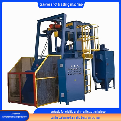 Máquina de laminación de caucho de rastreo utilizada en la limpieza de piezas fundidas con abrator de rastreador Q329