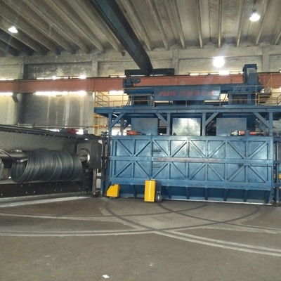 Máquina para la eliminación de óxido de alambre redondo a una altura de 16,8*12,4*5,8 m sobre el suelo