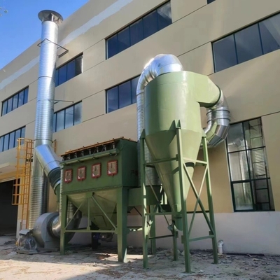 Concentración de emisiones al aire libre superior a 30 Recolector de polvo con eficiencia de varios tornillos