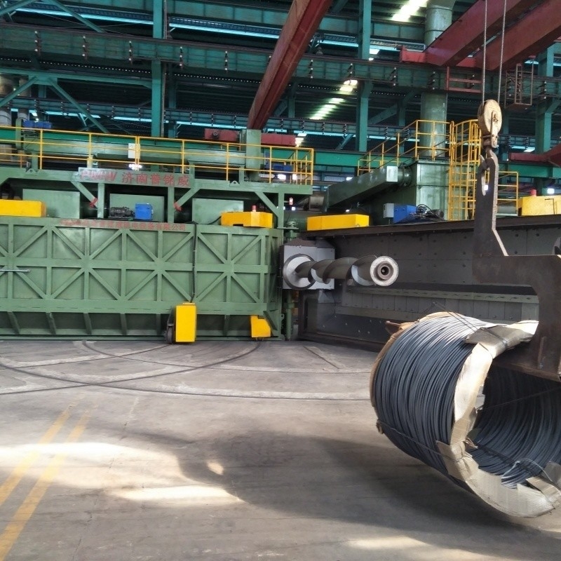 16.8 * 12.4 * 5.8meters Flat Door Disc Wire Blasting Machine Pmw5300 para su personalización