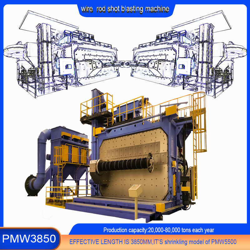 Control de frecuencia a prueba de óxido de alambre de rodillo de bobina de explosión por disparo PMW3850 10-20 R/Min
