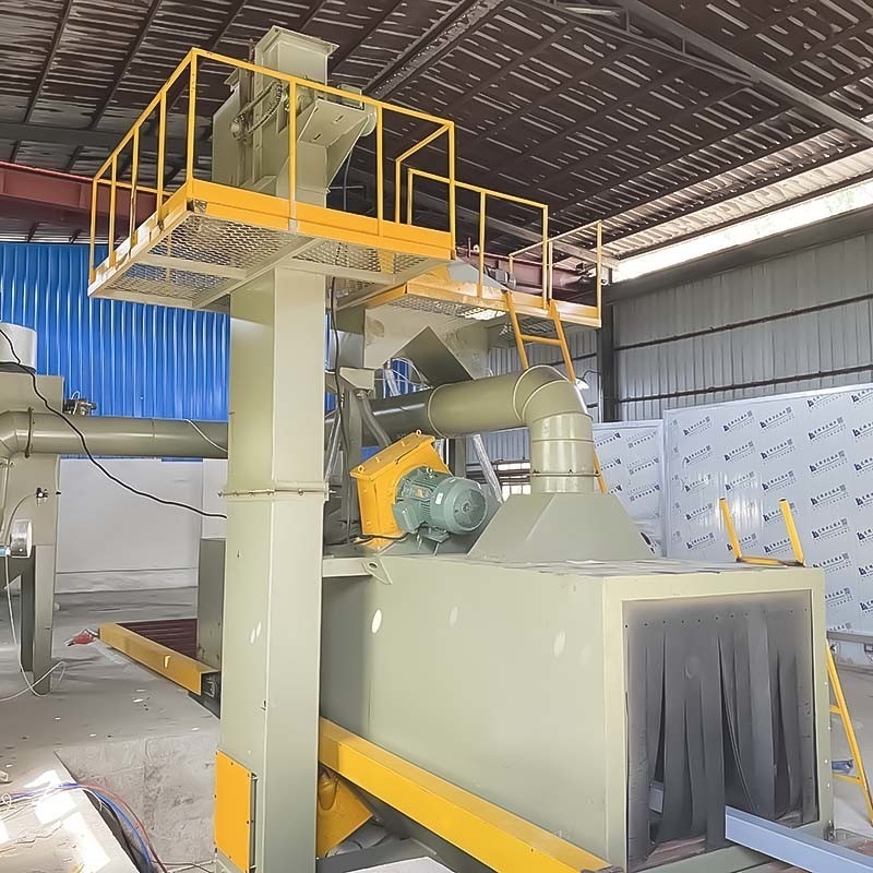 Máquina de soplado en caliente de serie Q69 para limpiar la superficie de la pieza de trabajo en el astillero
