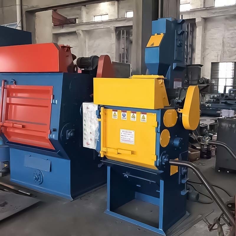 26 Máquina de reventado de goma de potencia total para la eliminación de óxido en piezas fundidas
