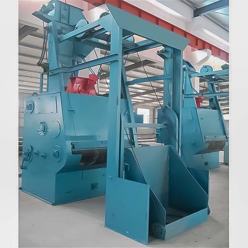 Máquina automática de explosión de tiros de tipo caucho de cinturón azul personalizado con 26 potencia total