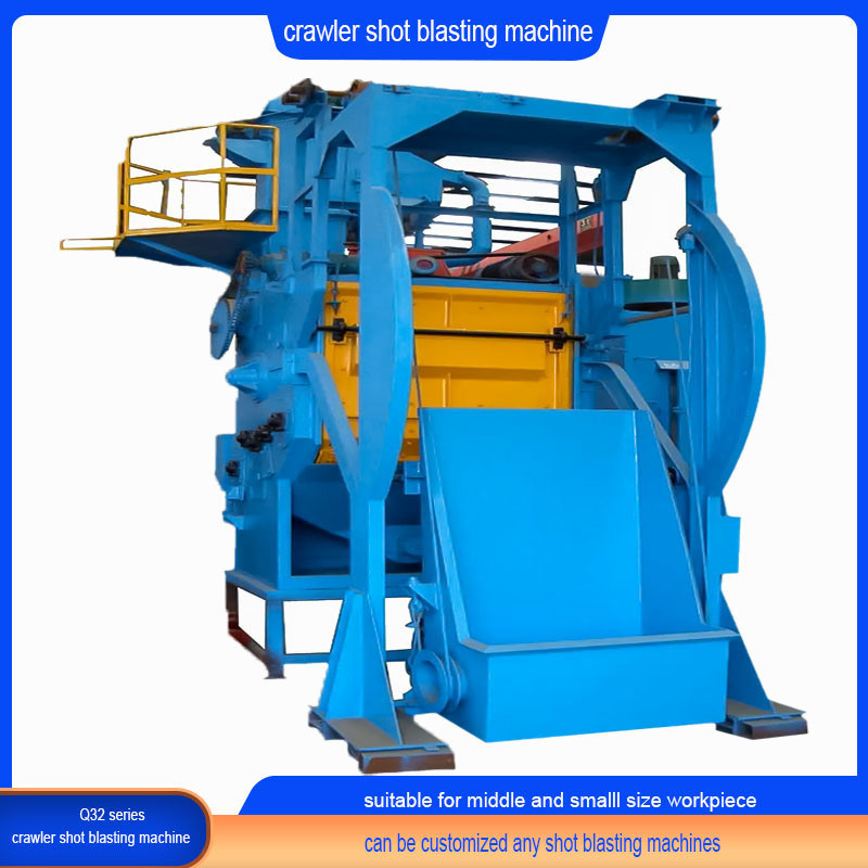 Máquina de laminación de caucho de rastreo utilizada en la limpieza de piezas fundidas con abrator de rastreador Q329